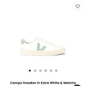 VEJA Campo Sneaker - white/matcha (US Women’s 8)